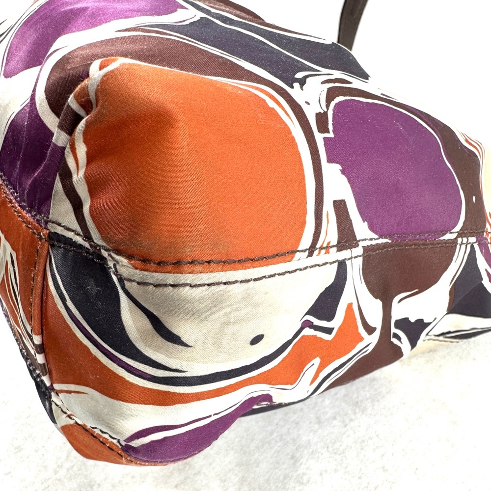 Coach Ashley F20016 Hand Drawn Scarf Print Multicolor Hippie Shoulder Bag Purse - Picture 14 of 14